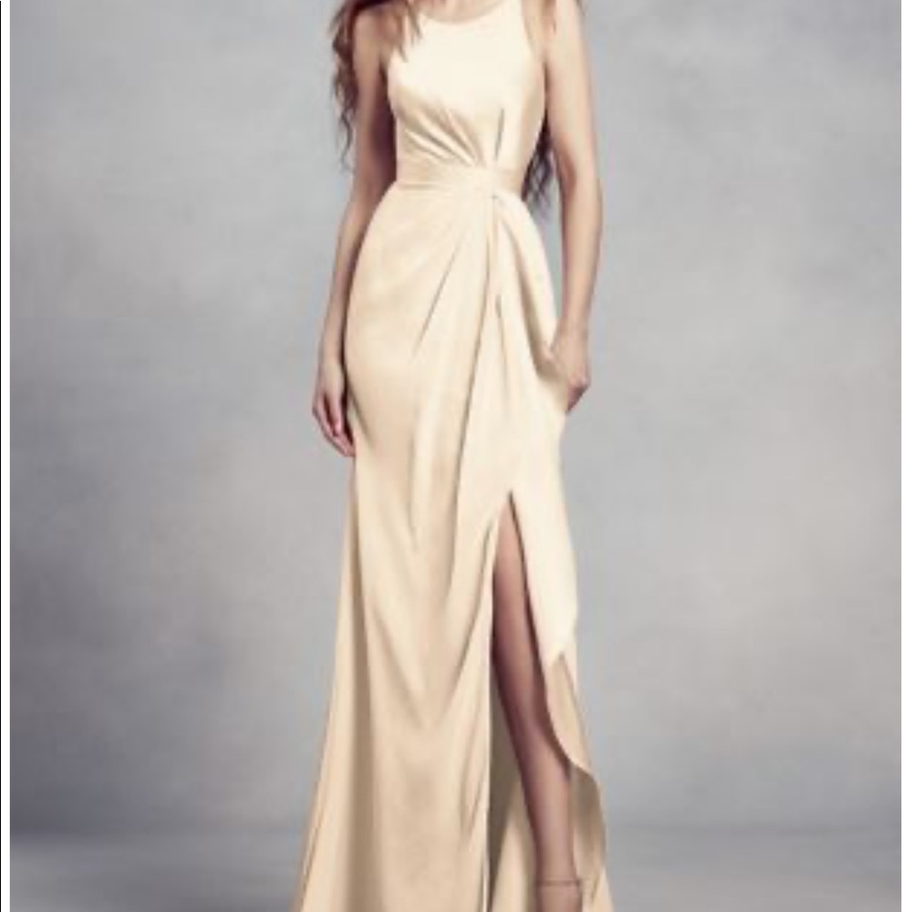 Charmeuse and Chiffon Bridesmaid Dress